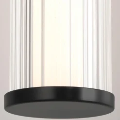 Średni kinkiet LED Fayton - Matowa czerń (QN-FAYTON-M-BK) - Quintiesse