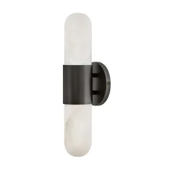 Średni kinkiet LED Ibiza - Oksydowana czerń (QN-IBIZA-M-BX) - Quintiesse