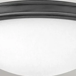 Średni plafon Collier - 3 źródła światła - Zgaszona czerń (HK-COLLIER-F-M-BX) - Elstead Lighting