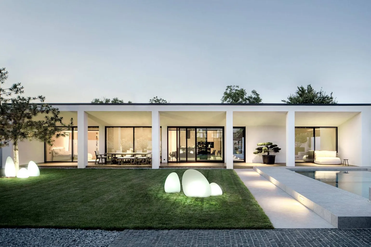 Średnia lampa stojąca STONE M (10580) - Nowodvorski