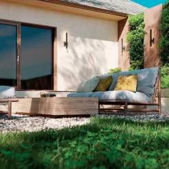 Średnia latarnia naścienna LED Nocar - - Strukturalna czerń (KL-NOCAR-M-BK) - Elstead Lighting