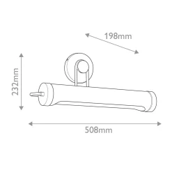 Średnia obrazówka Wynwood - 2 źródła światła - Miejski brąz (QN-WYNWOOD-PL-M-UBZ) - Quintiesse