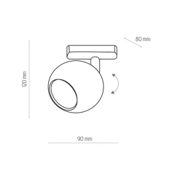 REFLEKTOR BIAŁY 1-FAZOWY (1070) - Zuma Line