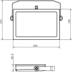 Reflektor Flood SMD II 50W 3000K (D732031)