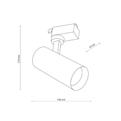 Reflektor na szynoprzewód z przełącznikiem CCT TRACER WHITE CCT 10W (18179) - TK Lighting