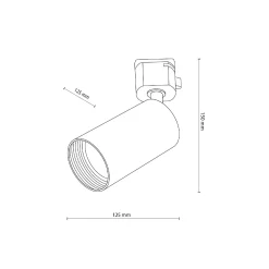Reflektor na szynoprzewód TRACER AMIS BLACK 1XGU10 (10646) - TK Lighting