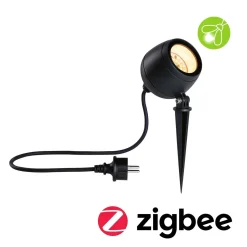 Reflektor ogrodowy KIKOLO LED SH Zigbee RGBW 6.2W 80st. 400lm 2200K- 3000K IP65 230V antracyt / aluminium (PL94770) - PAULMANN