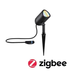 Reflektor ogrodowy Plug & Shine SHIRA LED SH Zigbee RGBW 6.5W 500lm IP65 24V antracyt (PL94849) - PAULMANN