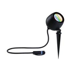 Reflektor ogrodowy Plug & Shine KIKOLO LED SH Zigbee RGBW 6.2W 80st. 400lm 3000K- 6500K IP65 24V antracyt (PL94769) - PAULMANN