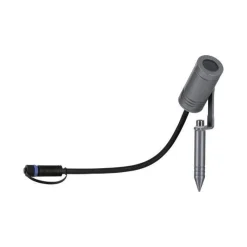 Reflektor ogrodowy Plug & Shine RADIX LED 6W 600lm 3000K IP65 24V szary / aluminium (PL94368) - PAULMANN