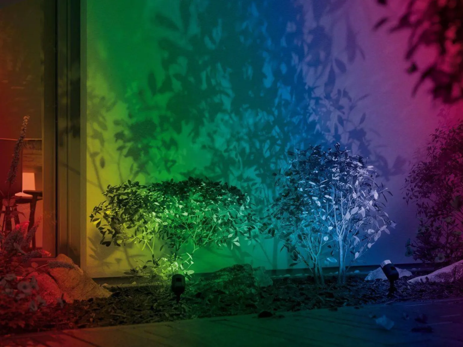 Reflektor ogrodowy Plug & Shine PIKE zestaw 3x4,5W RGBW SH Zigbee IP67 24V antracyt / tworzywo sztuczne (PL94284) - PAULMANN