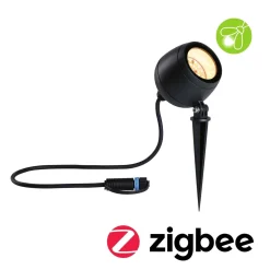 Reflektor ogrodowy Plug & Shine KIKOLO LED SH Zigbee 6.2W 80st. 400lm 2200K- 3000K IP65 24V antracyt (PL94768) - PAULMANN
