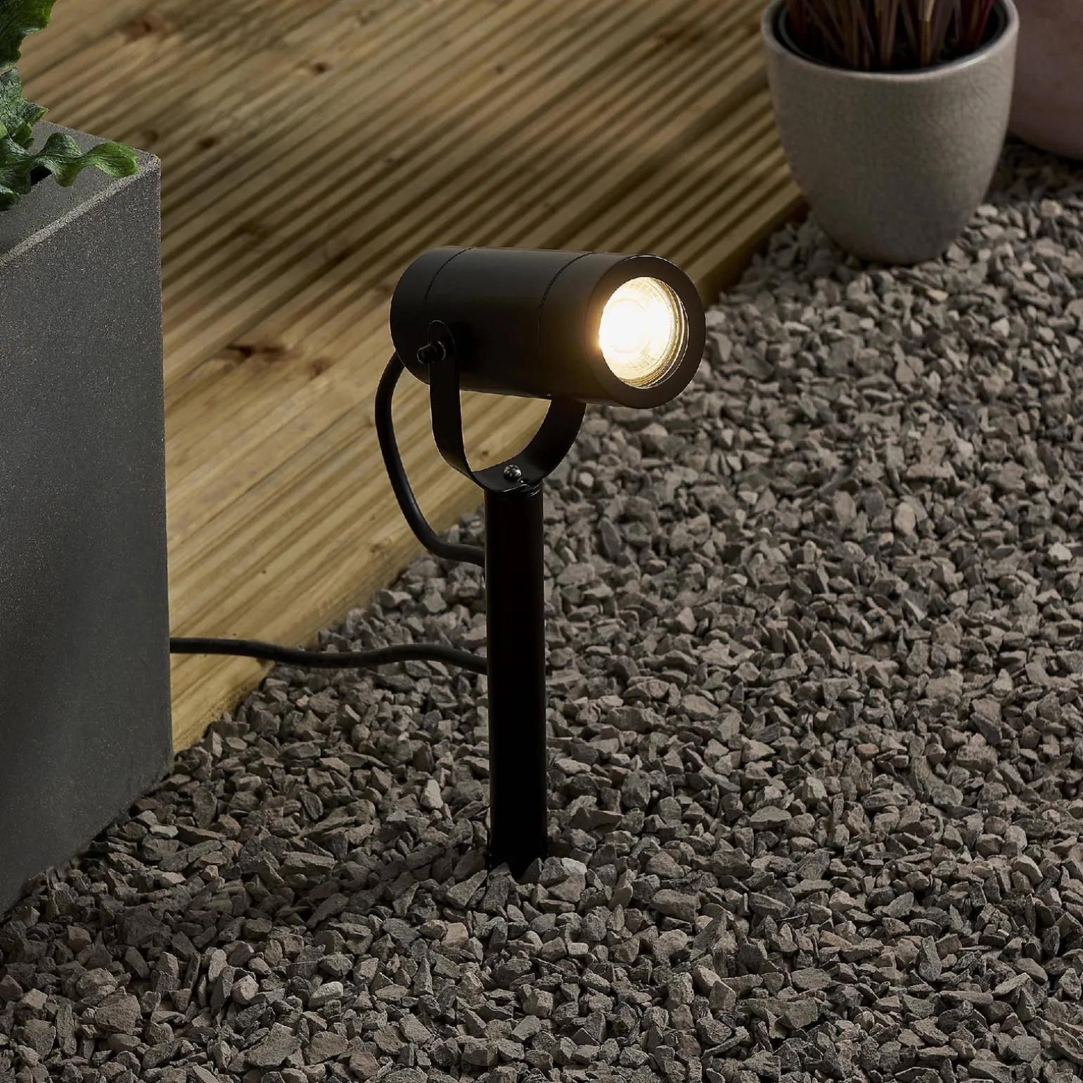 Reflektor Palin 310mm Spike IP44 7W (75438) - Saxby