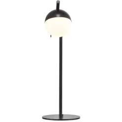 Regulowana lampa stołowa CONTINA Nordlux G9 5W Metal Czarny