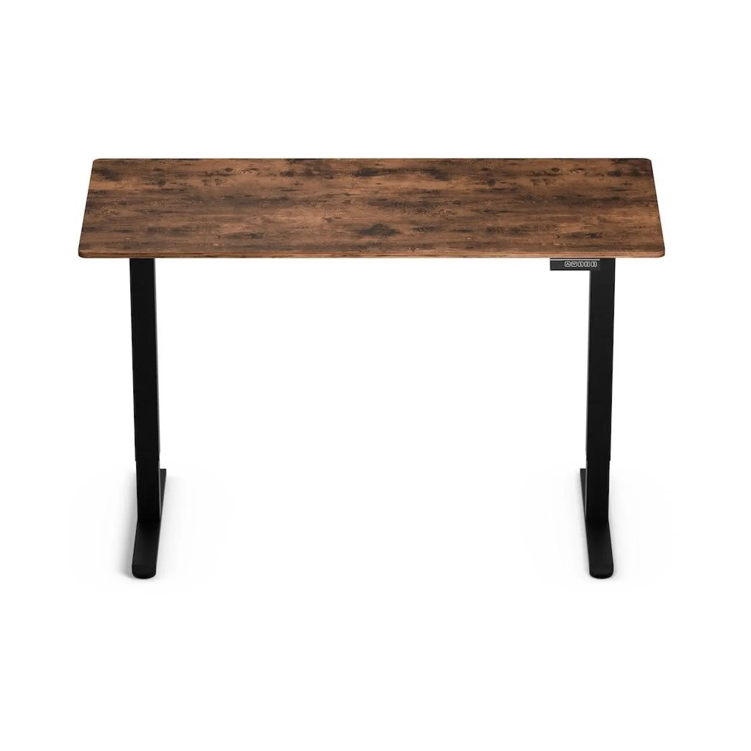 Regulowane biurko gamingowe Control Lite 140 Czarny/Rustykalny (LV1714) - LVN SYSTEM