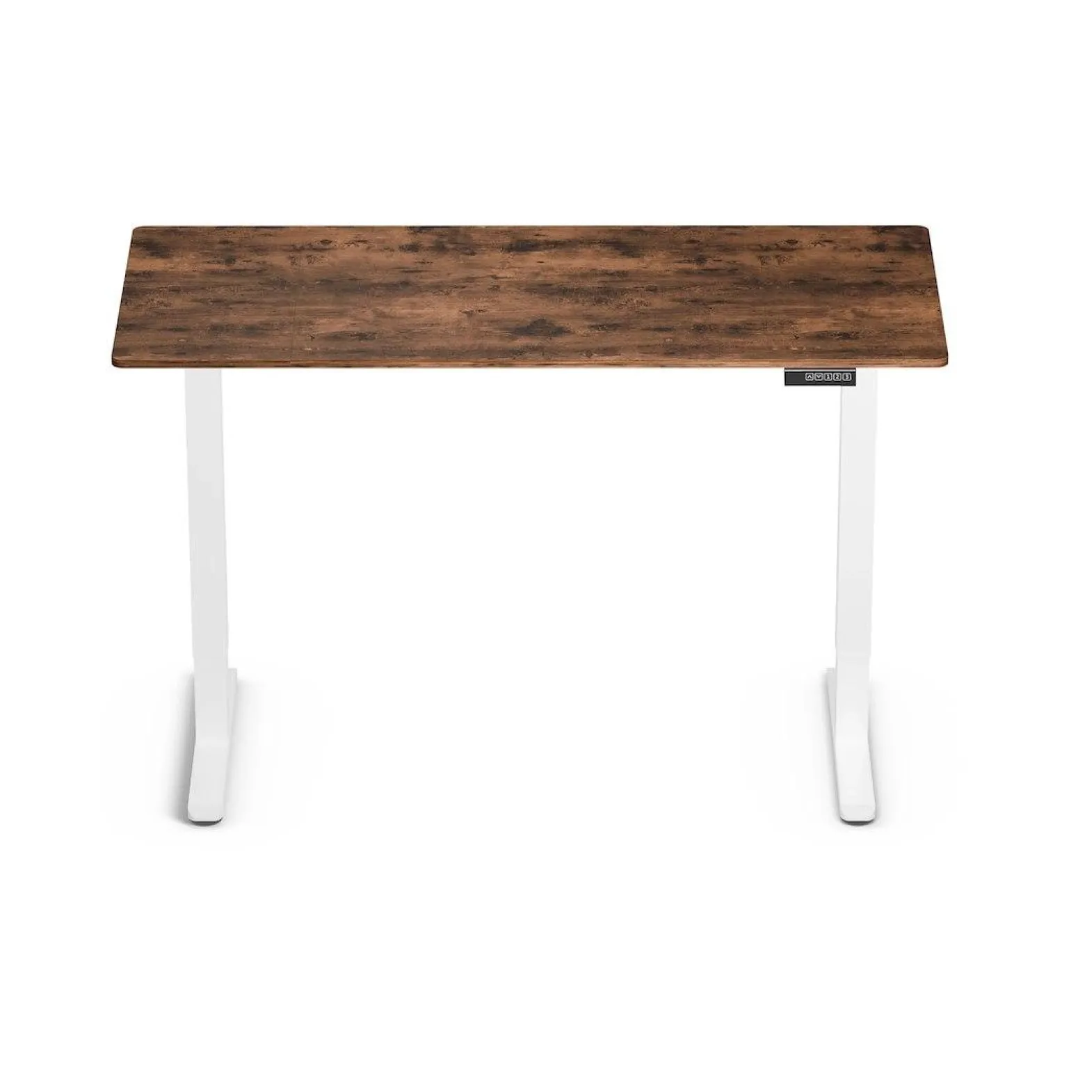 Regulowane biurko gamingowe Control Lite 140 Biały/Rustykalny (LV1717) - LVN SYSTEM