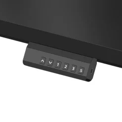 Regulowany elektrycznie stelaż do dużego biurka Control Flex Pro Czarny (LV1352) - LVN SYSTEM