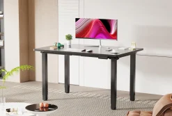 Regulowany elektrycznie stelaż do dużego biurka Control Flex Pro Czarny (LV1352) - LVN SYSTEM