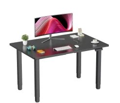 Regulowany elektrycznie stelaż do dużego biurka Control Flex Pro Czarny (LV1352) - LVN SYSTEM