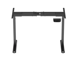 Regulowany stelaż do biurka z dwoma silnikami i ładowarką USB Control Pro Czarny (LV0666) - LVN SYSTEM