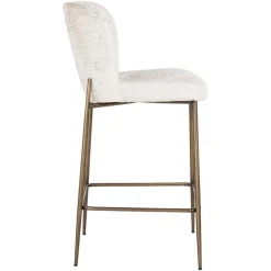 RICHMOND krzesło barowe DARBY 67 beżowe (S4712 CREAM FUSION) - Richmond Interiors