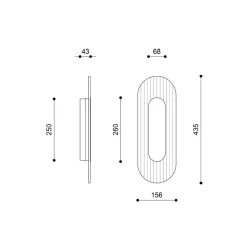 RIFLO W A czarna lampa ścienna / kinkiet (RIWA62002) - Ummo