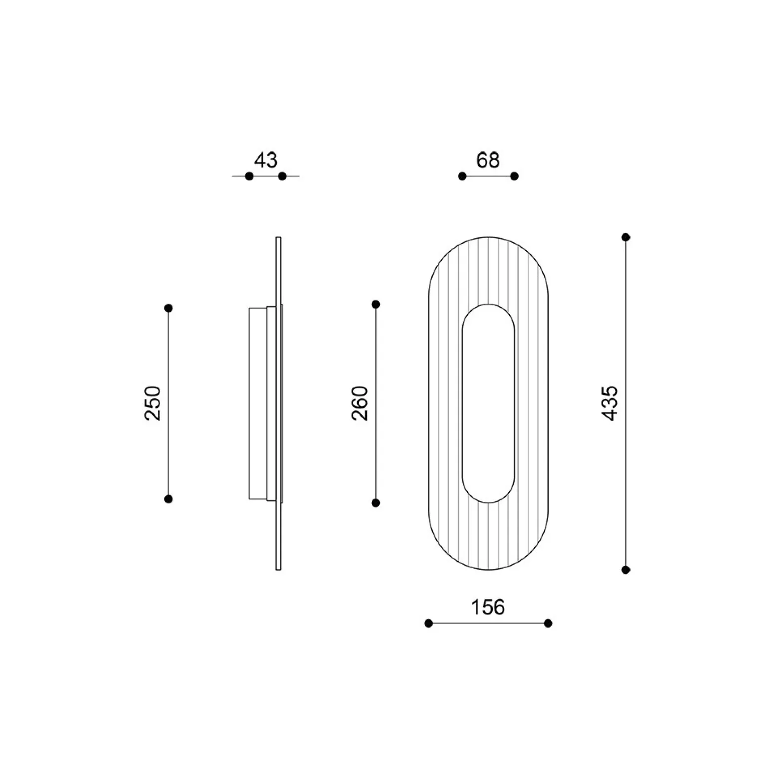 RIFLO W A oliwkowa lampa ścienna / kinkiet (RIWA614002) - Ummo