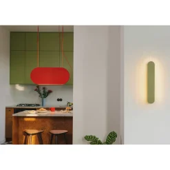 RIFLO W C oliwkowa lampa ścienna / kinkiet z regulowanym reflektorem (RIWC614002) - Ummo