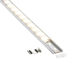 Rigel Bendable 2m Aluminium Profile/Extrusion Sliver (97732) - Saxby