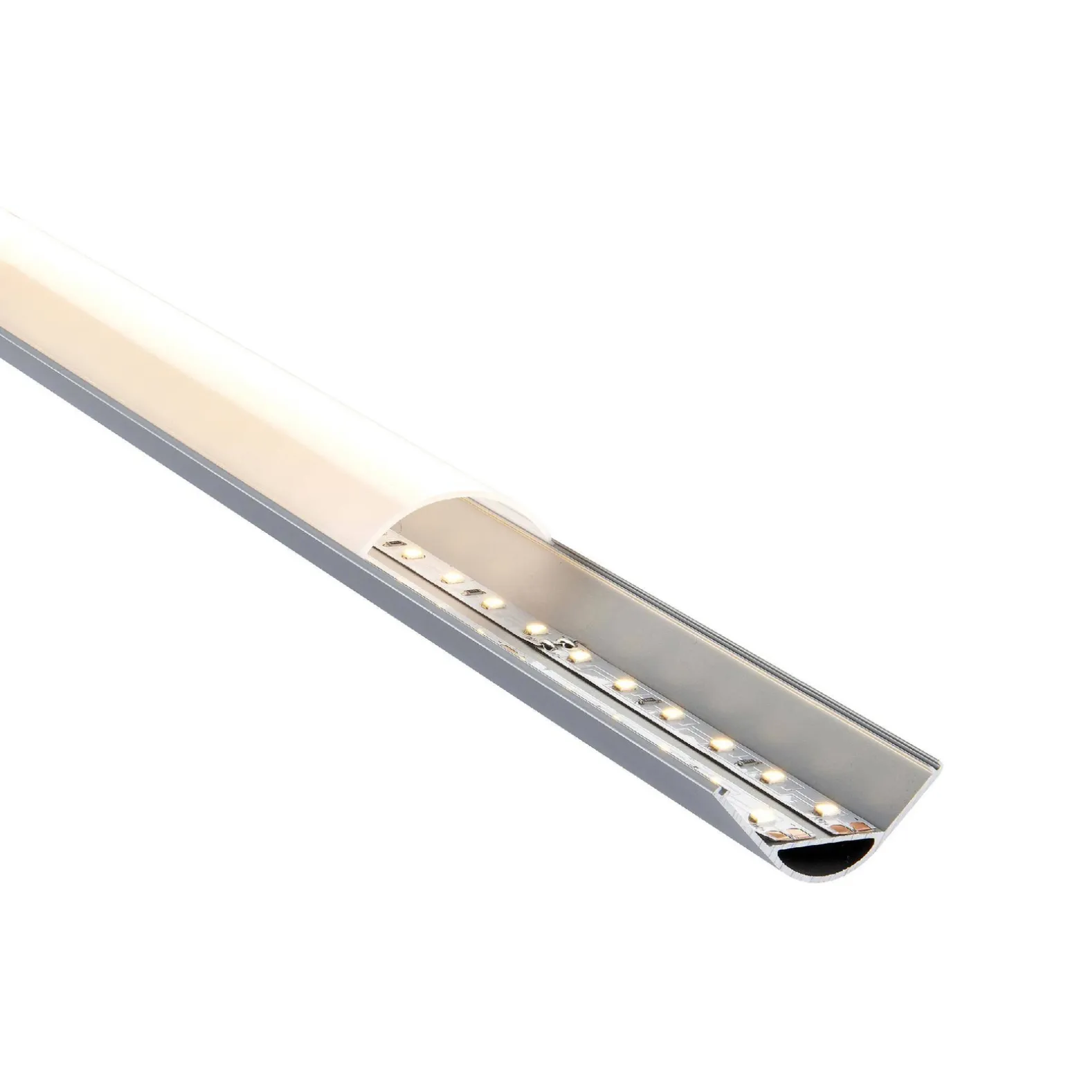 Rigel Corner Wide 2m Aluminium Profile/Extrusion Sliver (97737) - Saxby