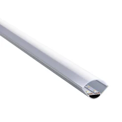 Rigel Corner Wide 2m Aluminium Profile/Extrusion Sliver (97737) - Saxby