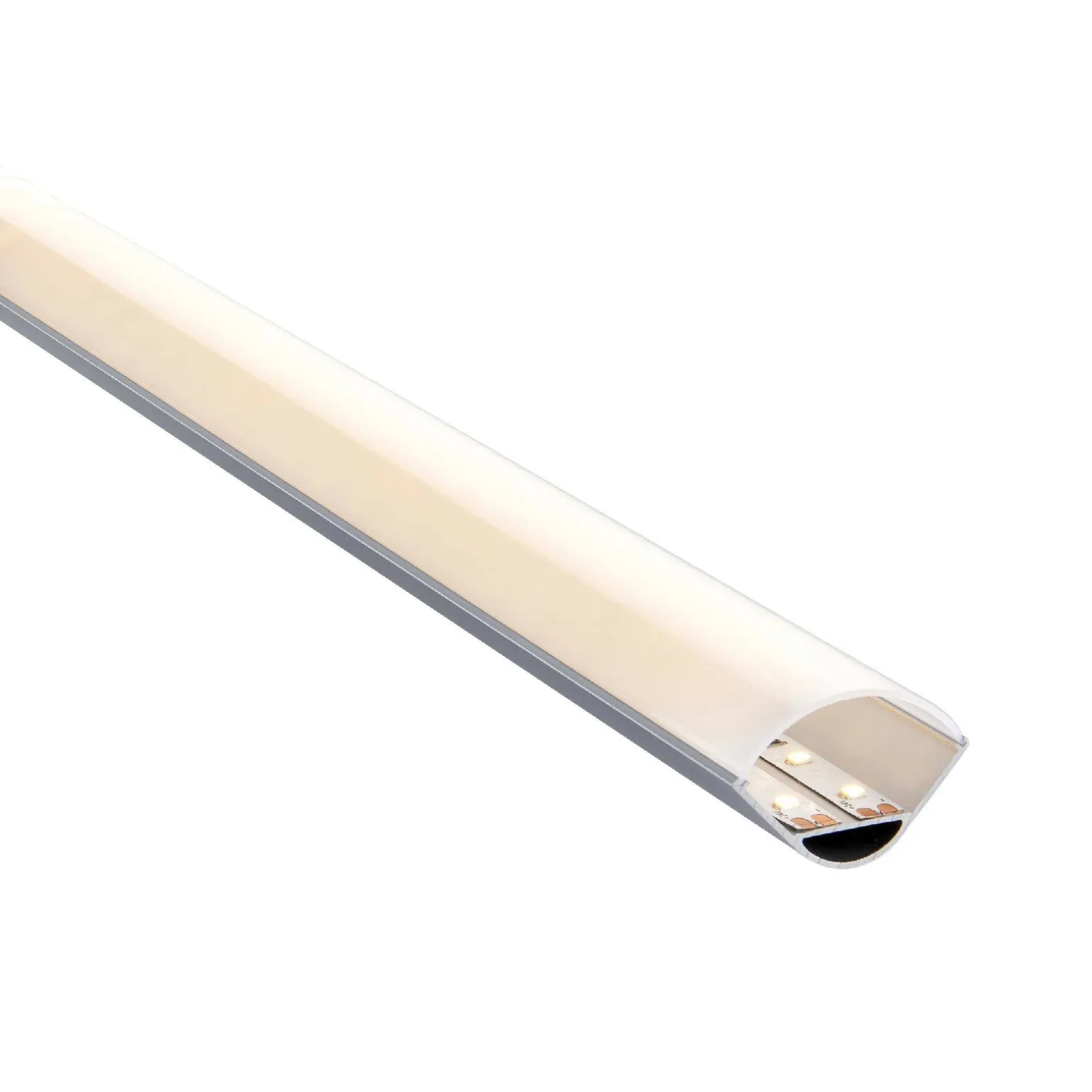 Rigel Corner Wide 2m Aluminium Profile/Extrusion Sliver (97737) - Saxby