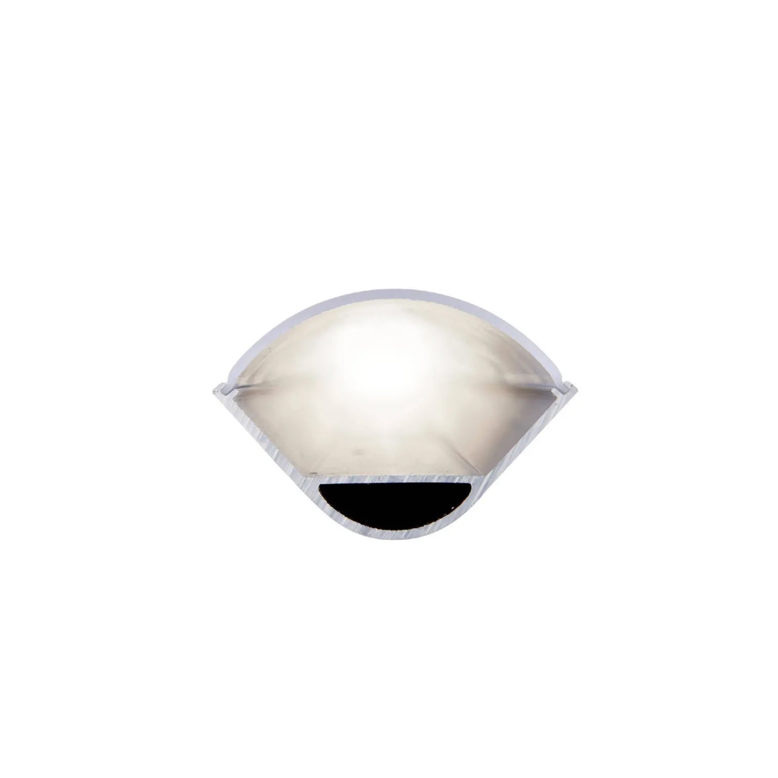 Rigel Corner Wide 2m Aluminium Profile/Extrusion Sliver (97737) - Saxby