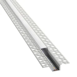 Rigel Plaster-in 2m Aluminium Profile/Extrusion Sliver (80500) - Saxby