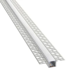 Rigel Plaster-in 2m Aluminium Profile/Extrusion Sliver (80500) - Saxby