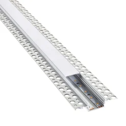 Rigel Plaster-in Wide 2m Aluminium Profile/Extrusion Sliver (94948) - Saxby