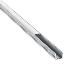 Rigel Surface 2m Aluminium Profile/Extrusion Sliver (80498) - Saxby
