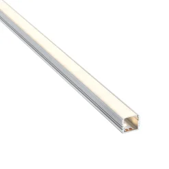 Rigel Surface 2m Aluminium Profile/Extrusion Sliver (80498) - Saxby