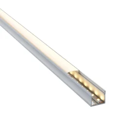 Rigel Surface Wide 2m Aluminium Profile/Extrusion Sliver (97738) - Saxby