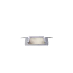 RigelSLIM Recessed 2m Aluminium Profile/Extrusion Silver (94947) - Saxby