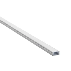 RigelSLIM Surface 2m Aluminium Profile/Extrusion Sliver (80497) - Saxby