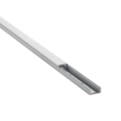 RigelSLIM Surface 2m Aluminium Profile/Extrusion Sliver (80497) - Saxby