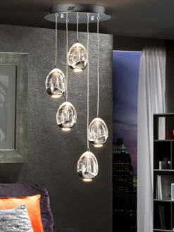 Rocio lampa wisząca 5L (783517D) - Schuller