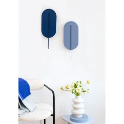 ROKKE granatowa lampa ścienna / kinkiet (RKK213130) - Ummo