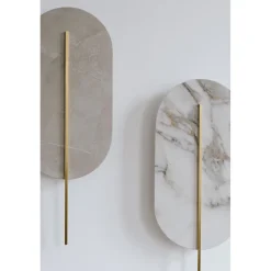 ROKKE STONE zielona lampa ścienna / kinkiet z ozdobnym detalem (RKS24020) - Ummo