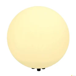 ROTOBALL FLOOR 50, lampa podłogowa outdoor, TC-(D,H,T,Q)SE, IP44, kula, biała, Ø 50 cm, maks. 24W (227221) - SLV