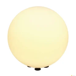 ROTOBALL FLOOR 40, lampa podłogowa outdoor, TC-(D,H,T,Q)SE, IP44, kula, biała, Ø 40 cm, maks. 24W (227220) - SLV