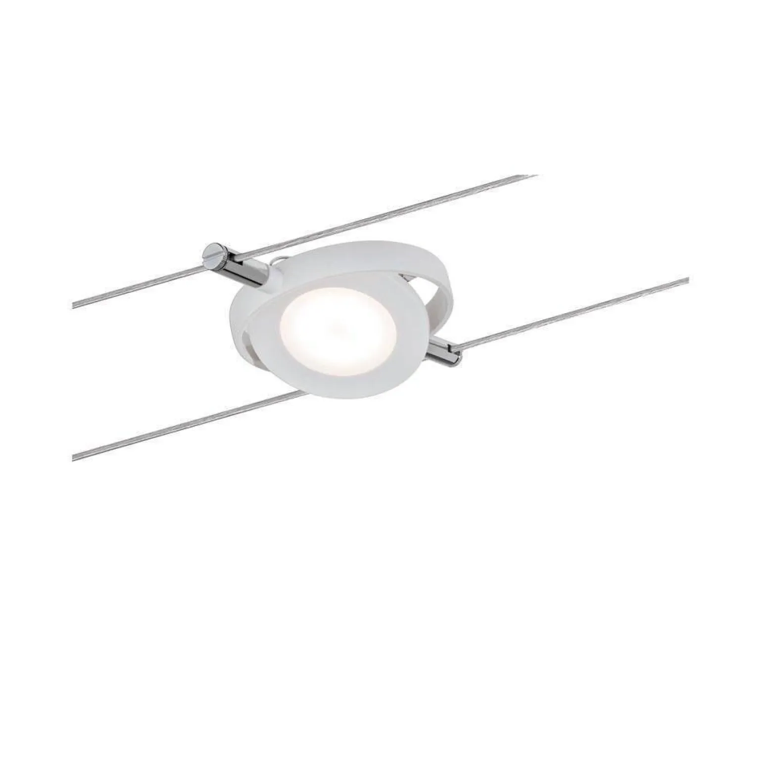 RoundMac LED system linkowy DC 6x4W Biały Mat 230V/12V DC 36VA Metal (PL94106) - PAULMANN