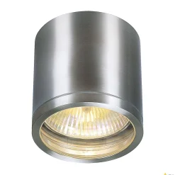 ROX CEILING OUT, QPAR11, lampa sufitowa outdoor, szczotkowane aluminium, maks. 50W,IP44 (1000332) - SLV