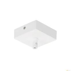 ROZETA SUFITOWA, do GLENOS, biała matowa, z uchwytem odciążającym kabla (210061) - SLV